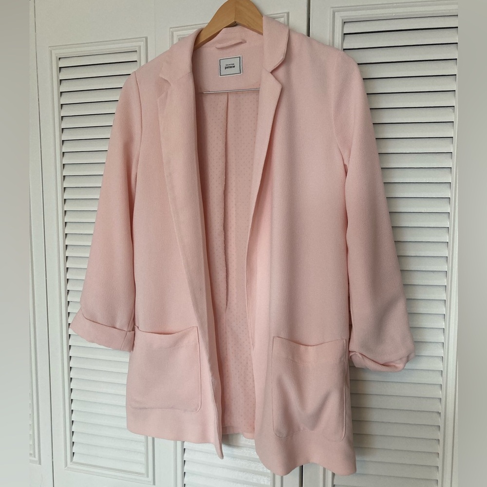 Oversized light pink  blazer